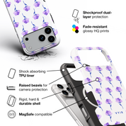 Petal Breeze Lilac - Shockproof MagSafe iPhone Case - VYIR