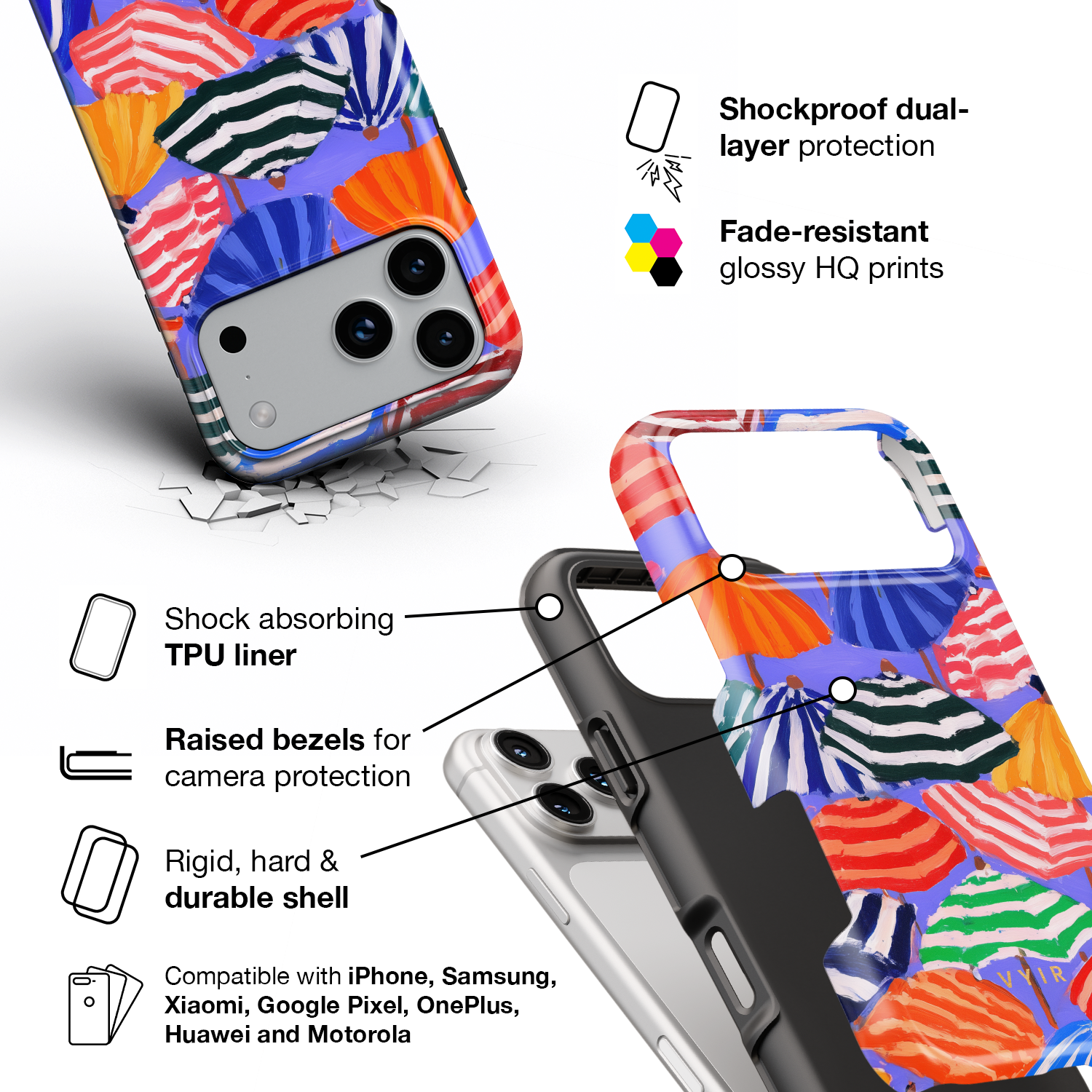 Rimini Beach - Shockproof Phone Case - VYIR