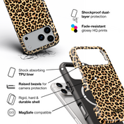 Savanna Leopard - Shockproof MagSafe iPhone Case - VYIR