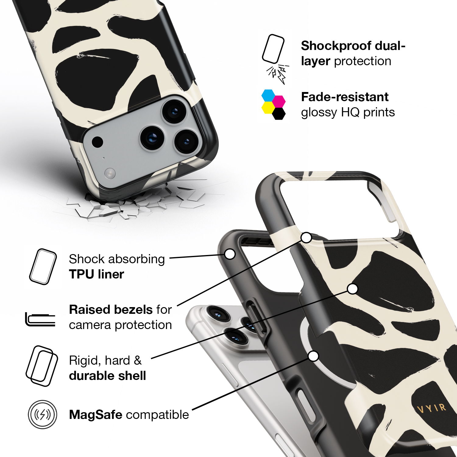 Wild Safari - Shockproof MagSafe iPhone Case - VYIR