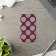 iPhone 12 Mini Vegan Leather Wallet Case – Pink Plum Polka Dot Design - VYIR