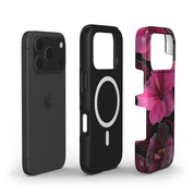 Midnight Hibiscus - Shockproof MagSafe iPhone Case - VYIR