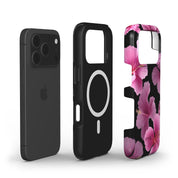 Violet Night Hibiscus - Shockproof MagSafe iPhone Case - VYIR