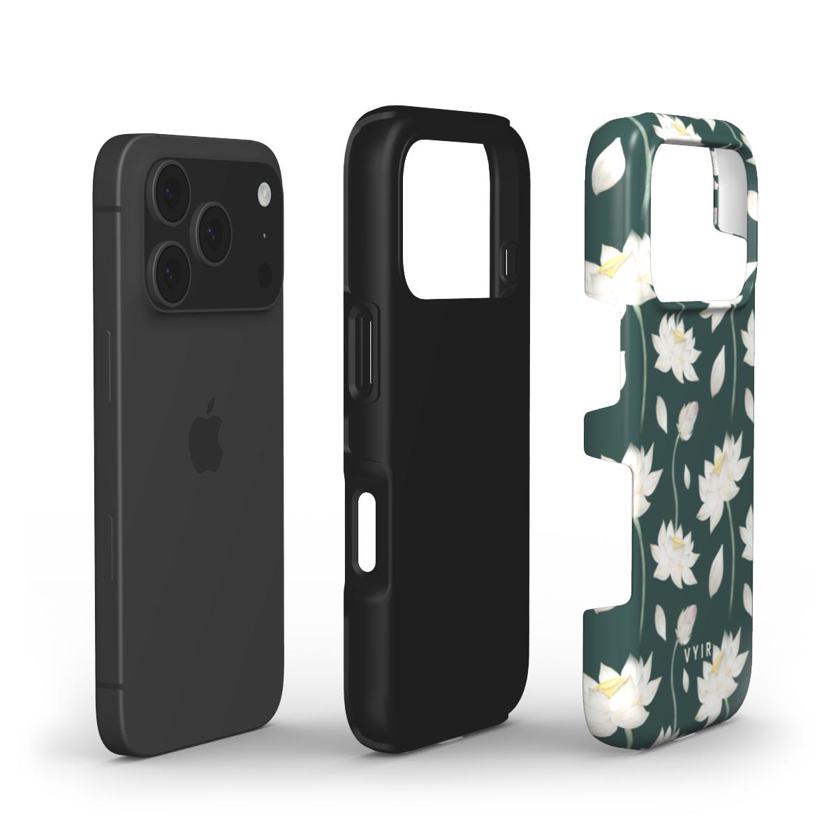 White Lotus Drift - Shockproof Phone Case - VYIR