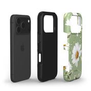 Sage Daisy Garden - Shockproof Phone Case - VYIR