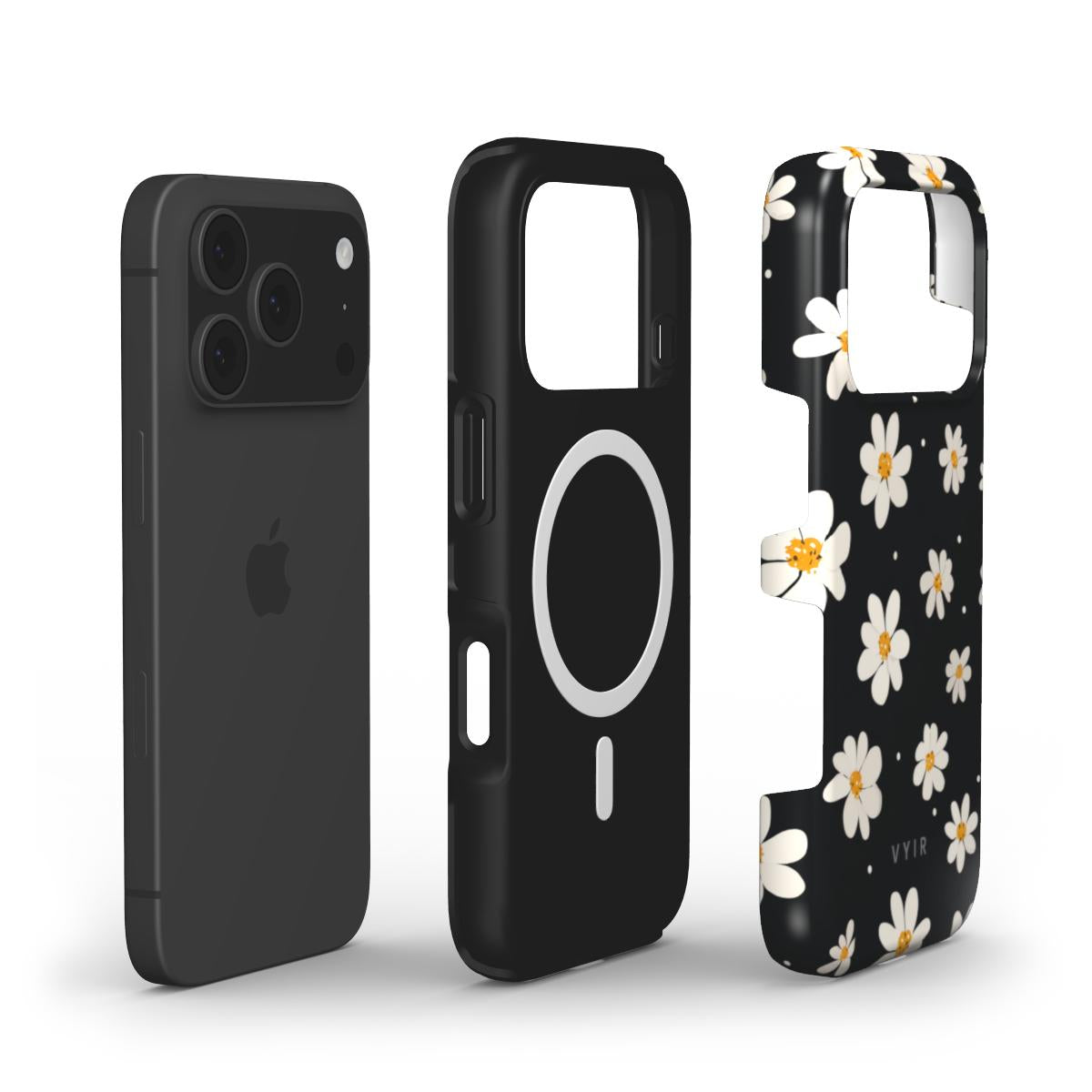 Daisy Dot Night - Shockproof MagSafe iPhone Case - VYIR