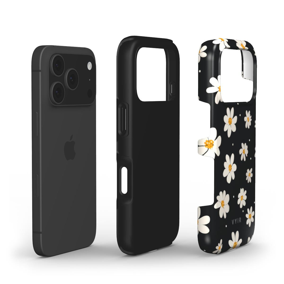 Daisy Dot Night - Shockproof Phone Case - VYIR