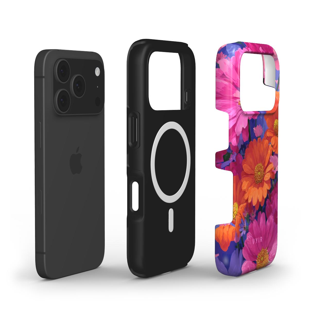 Wild Daisy Meadow - Shockproof MagSafe iPhone Case - VYIR