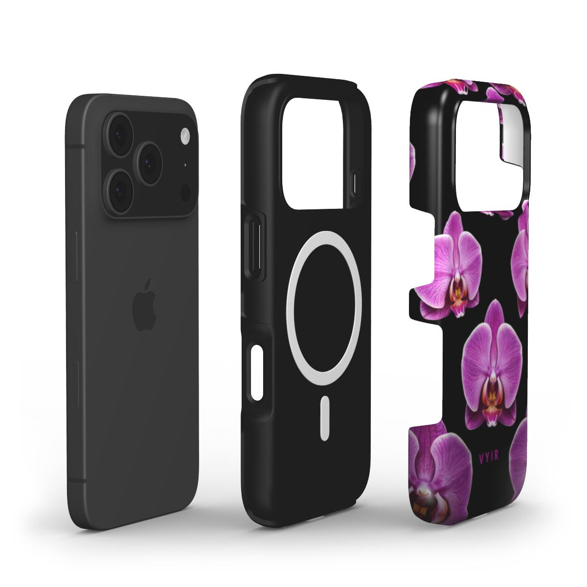 Orchid Noir - Shockproof MagSafe iPhone Case - VYIR