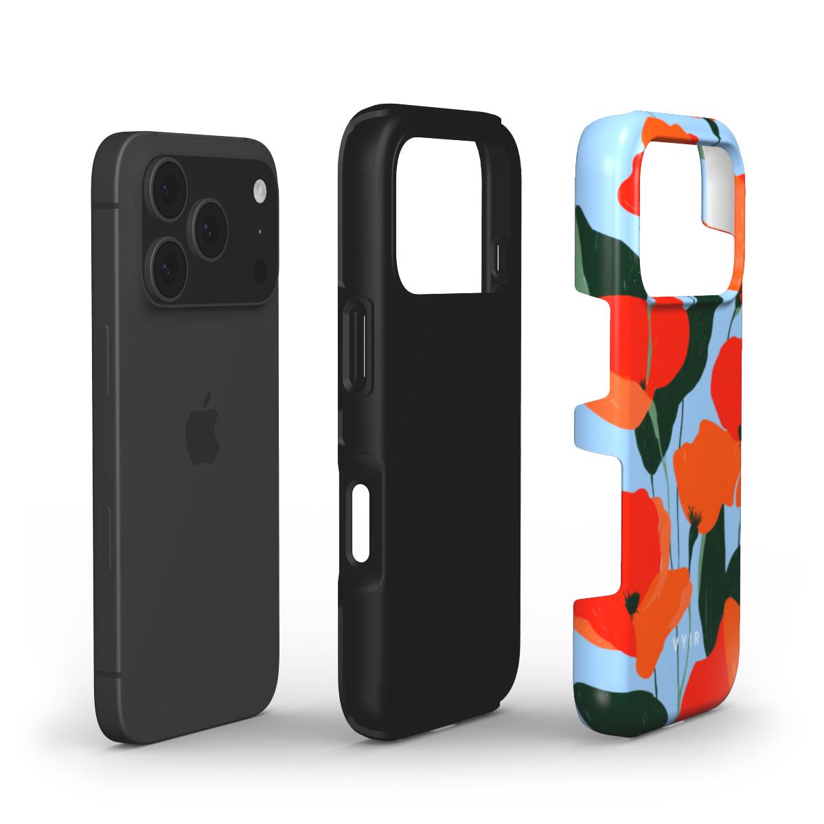 Poppy Field - Shockproof Phone Case - VYIR