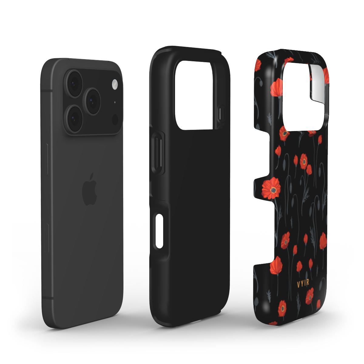 Red Poppies - Shockproof Phone Case - VYIR
