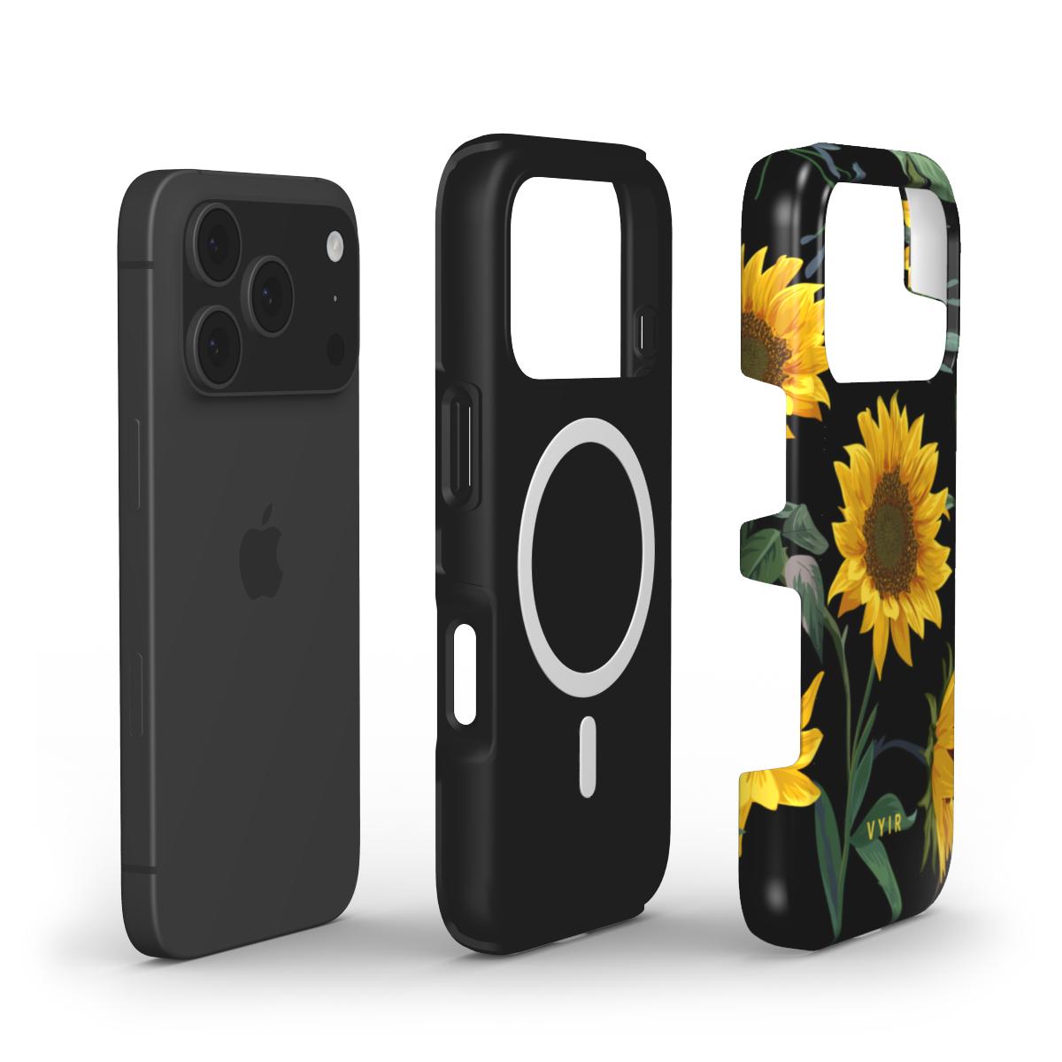 Golden Sunflower - Shockproof MagSafe iPhone Case - VYIR
