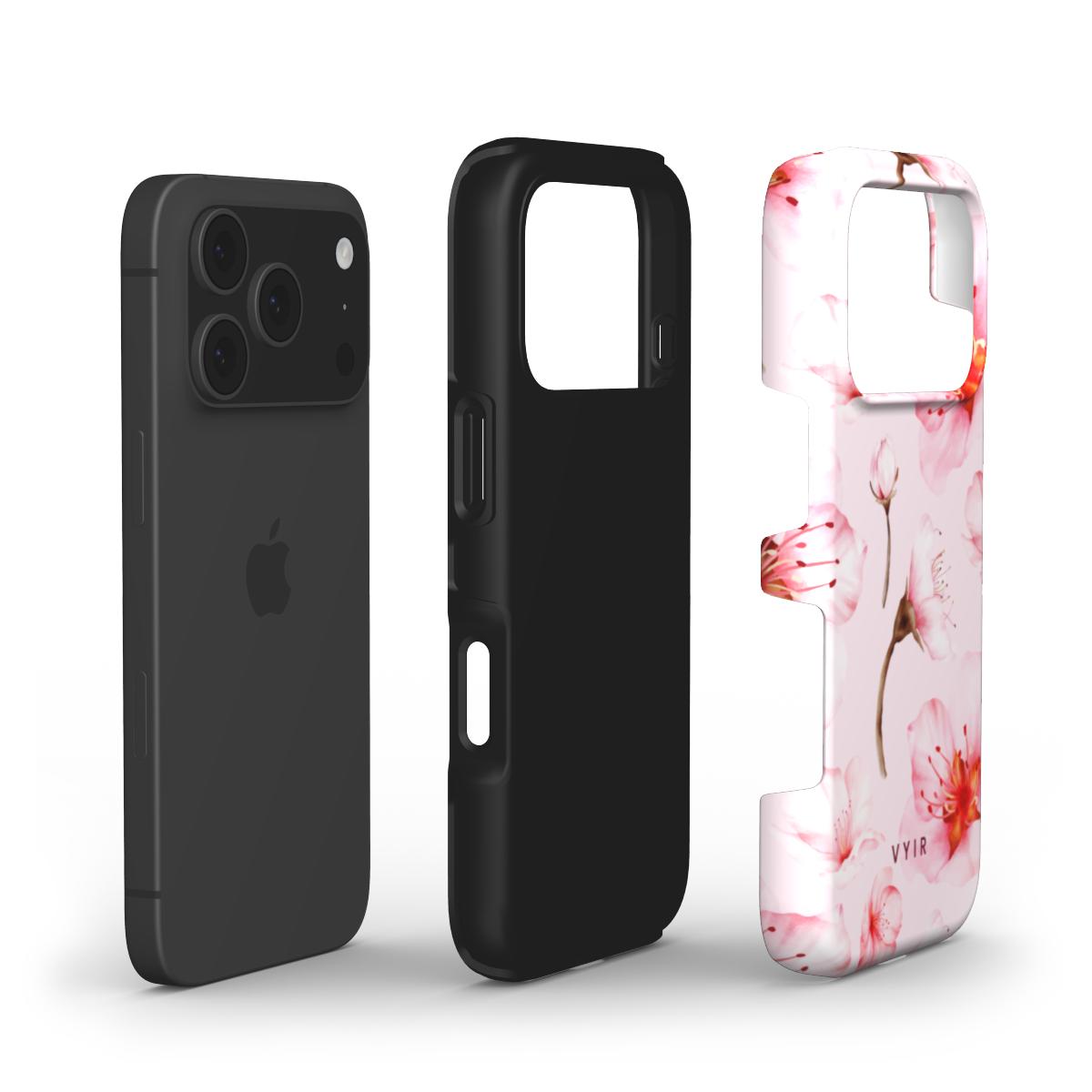 Cherry Blossom Drift - Shockproof Phone Case - VYIR