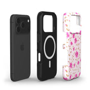 Pink Meadow Touch - Shockproof MagSafe iPhone Case - VYIR