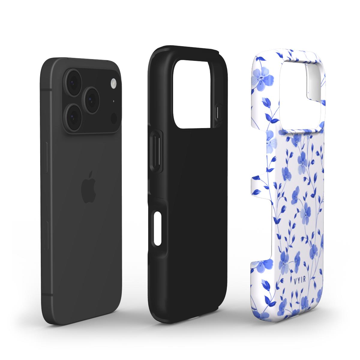 Little Blue Garden - Shockproof Phone Case - VYIR