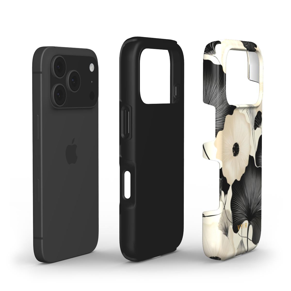 Noir Elegance - Shockproof Phone Case - VYIR
