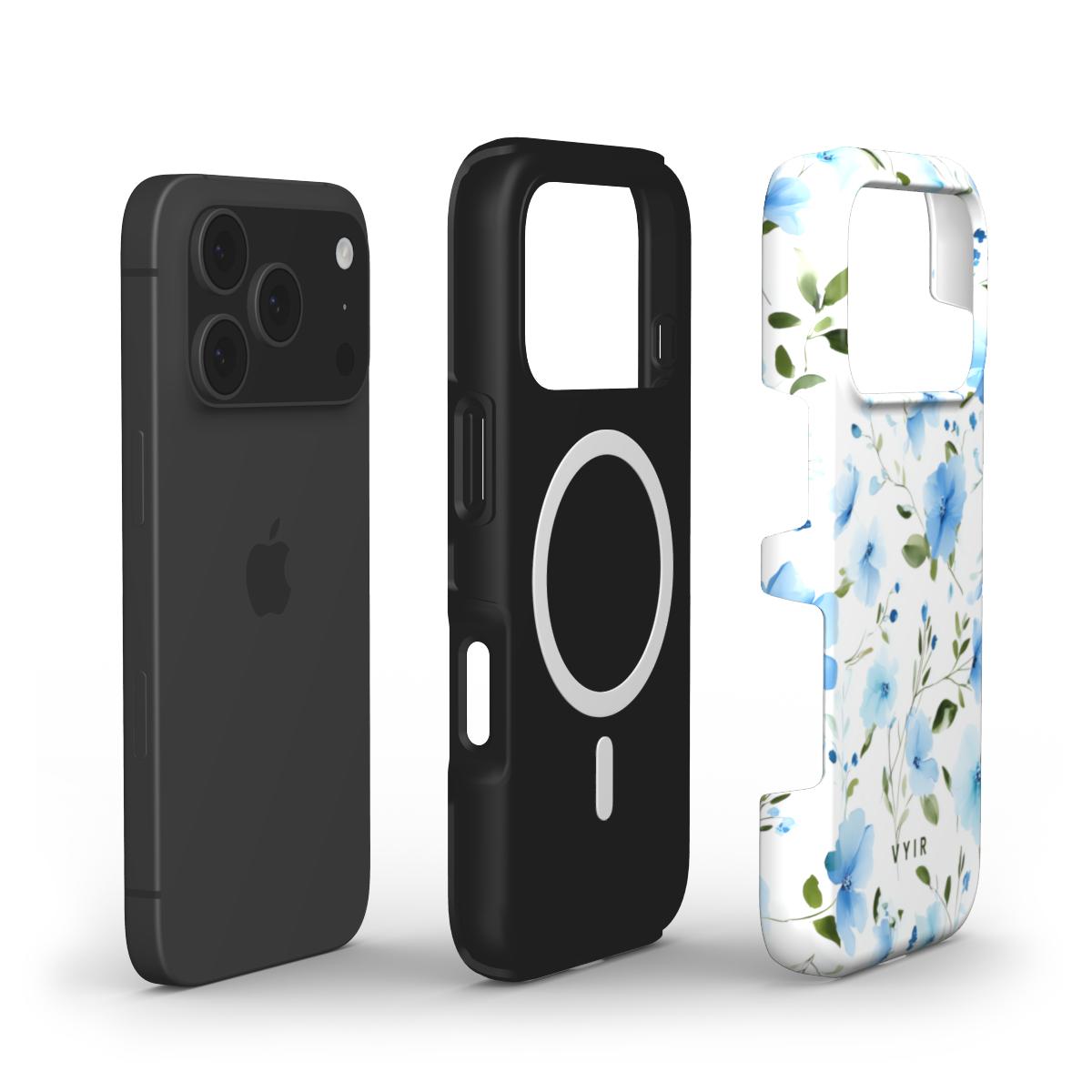 Gentle Blue - Shockproof MagSafe iPhone Case - VYIR