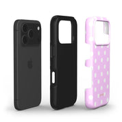 Classic Polka Dots, Pastel Pink - Shockproof Phone Case - VYIR