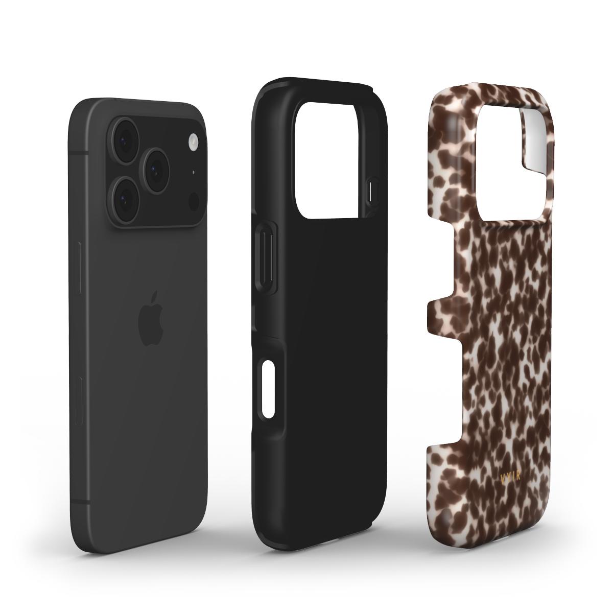 Tortoiseshell, Mocha - Shockproof Phone Case - VYIR