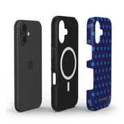 VYIR Signature Flowers, Blue - Shockproof MagSafe iPhone Case - VYIR