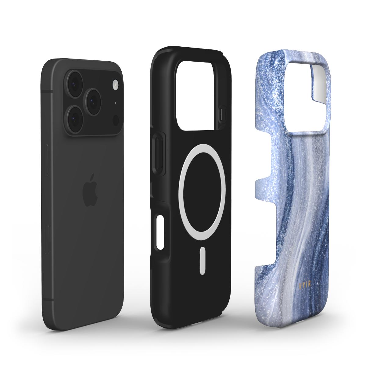 Blue Swirl - Shockproof MagSafe iPhone Case - VYIR