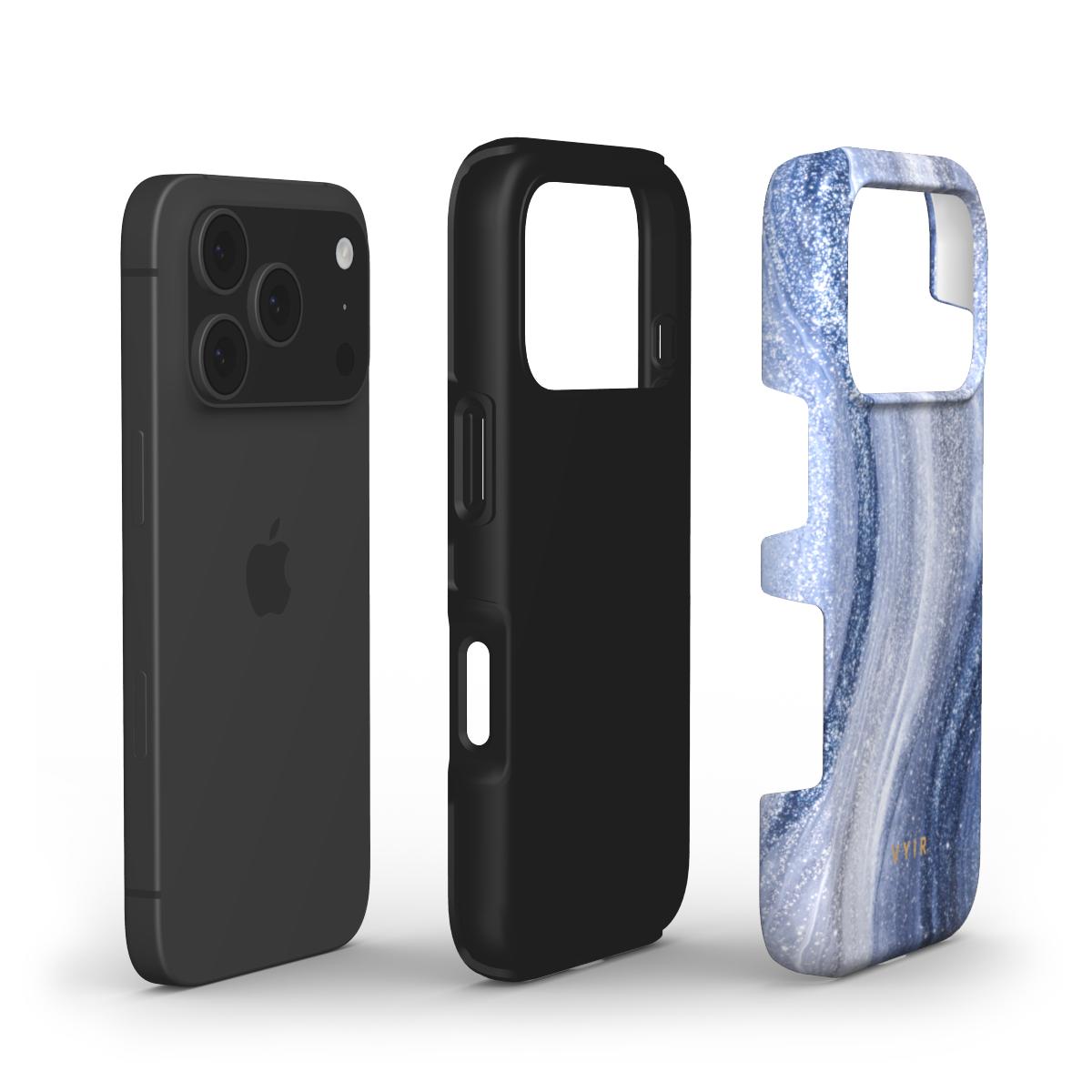 Blue Swirl - Shockproof Phone Case - VYIR