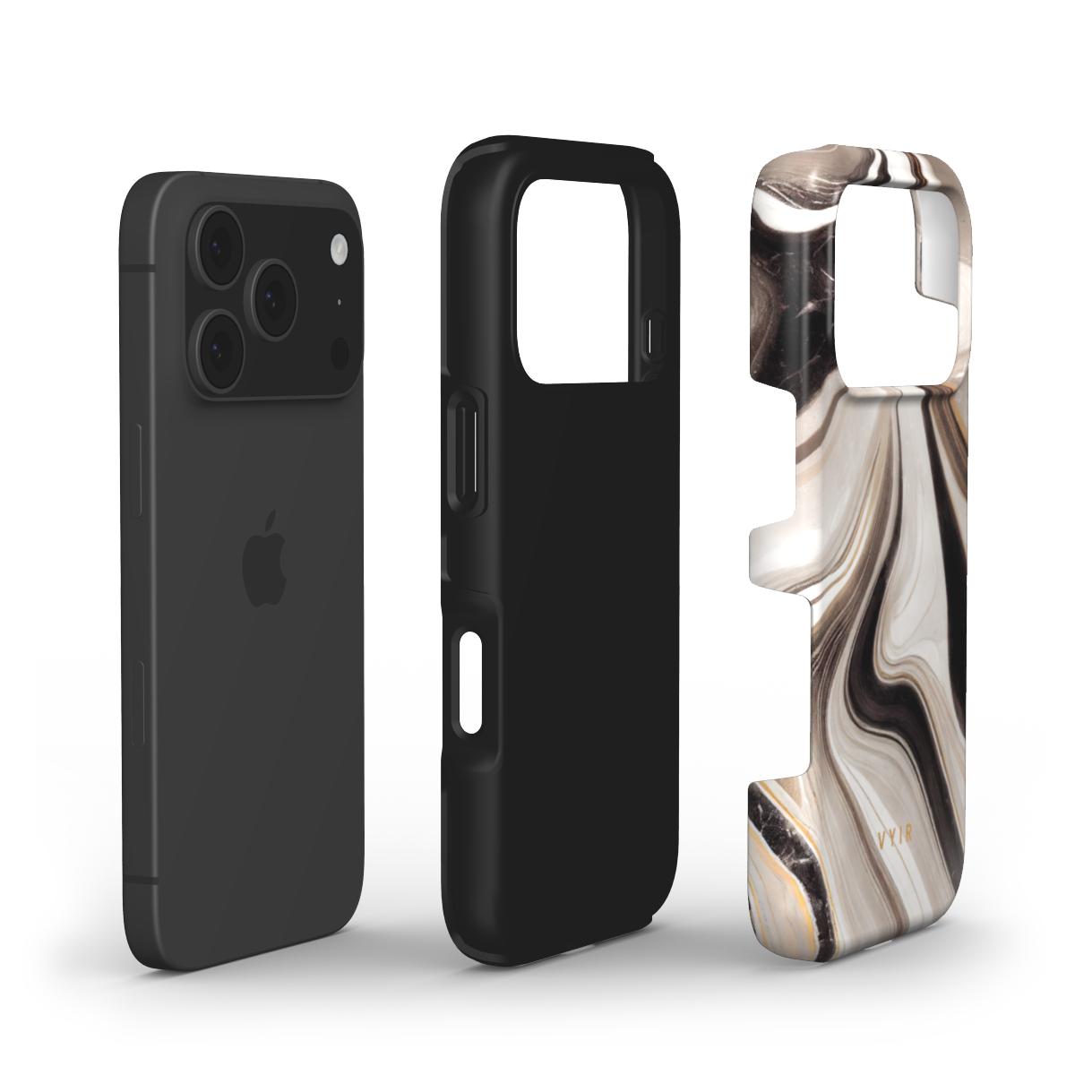 Cocoa Marble - Shockproof Phone Case - VYIR