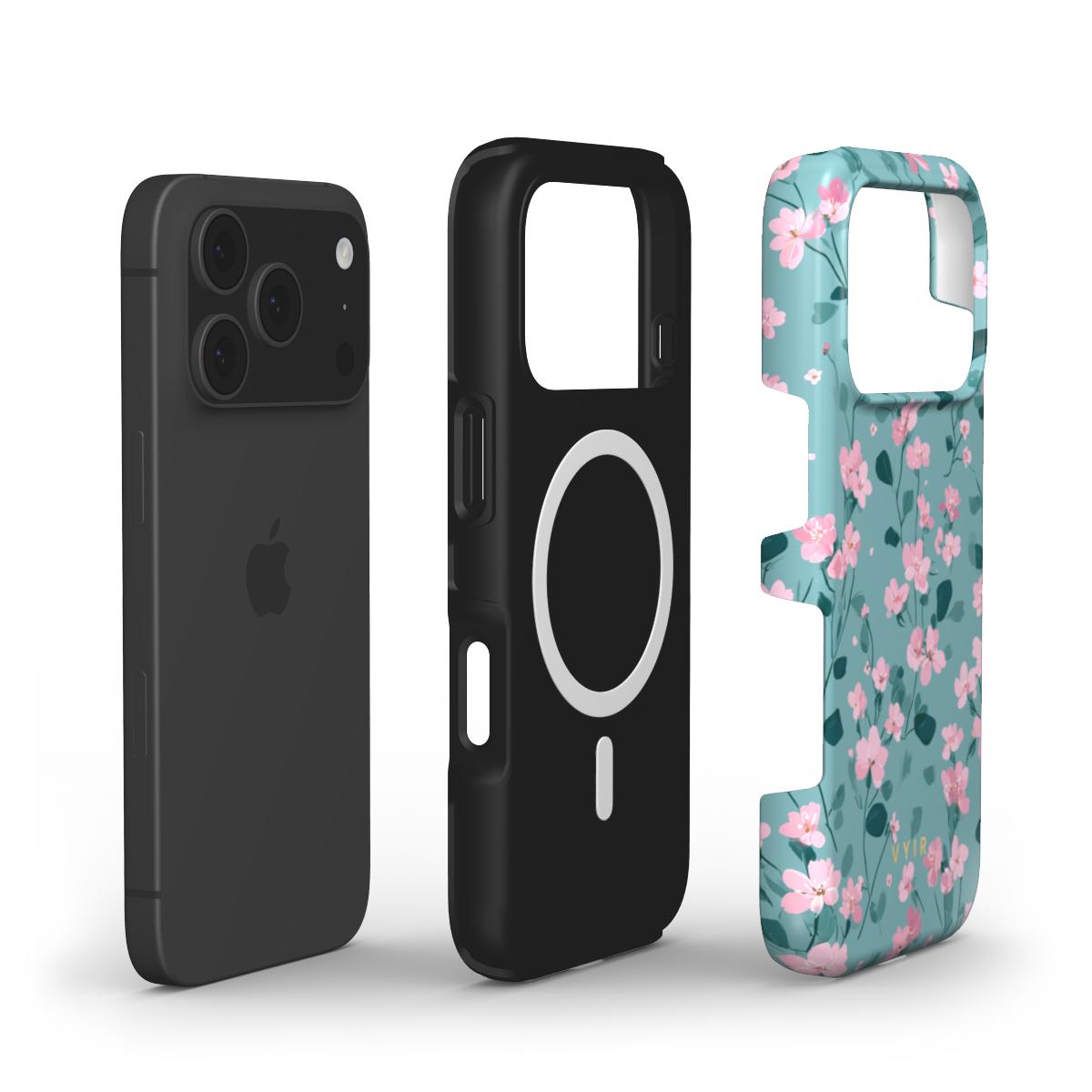 Sakura Drift - Shockproof MagSafe iPhone Case - VYIR