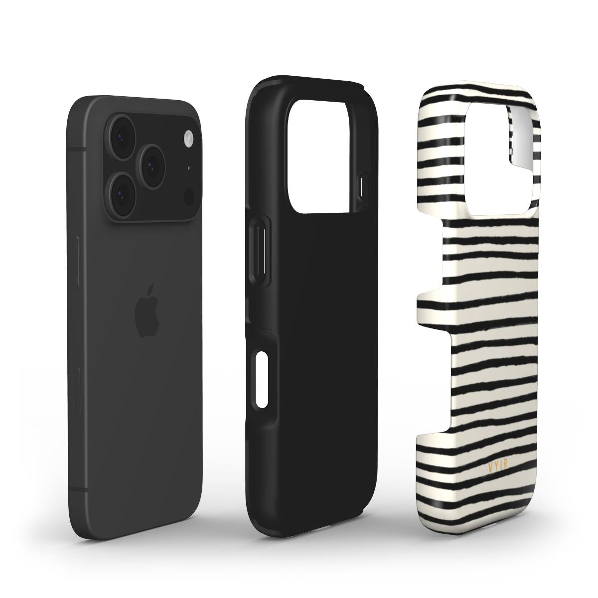 Paris Stripes - Shockproof Phone Case - VYIR