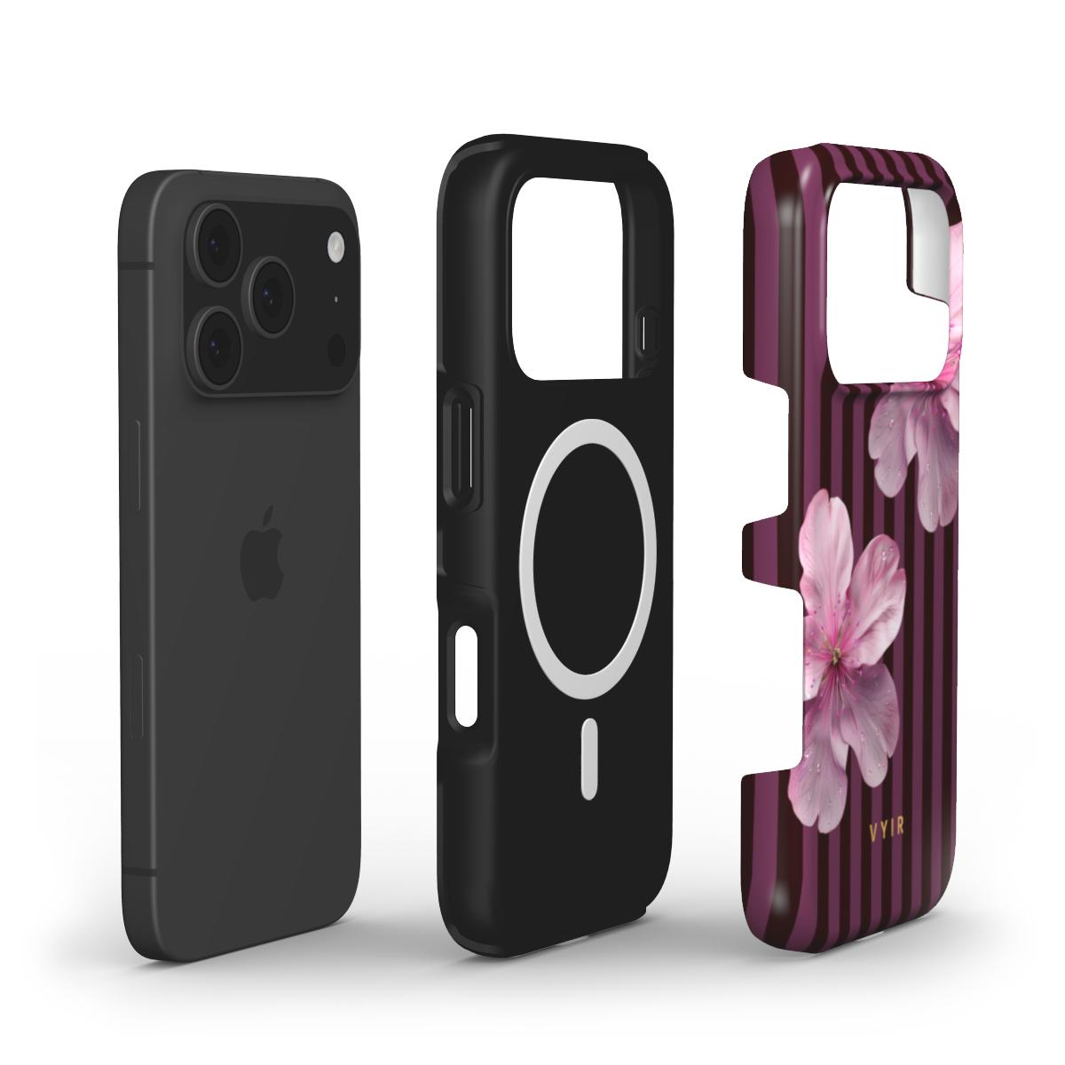 Burgundy Velvet - Shockproof MagSafe iPhone Case - VYIR