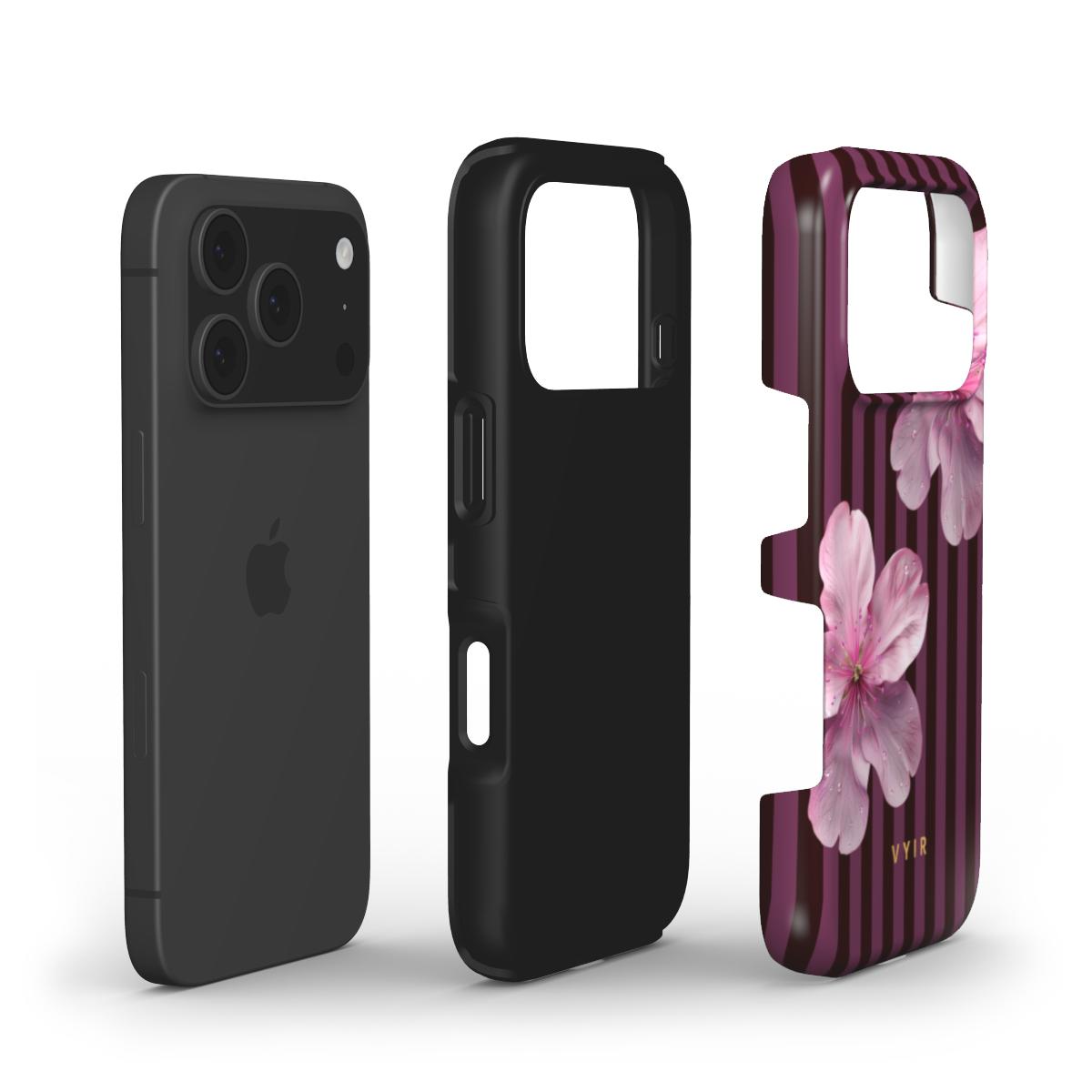 Burgundy Velvet - Shockproof Phone Case - VYIR