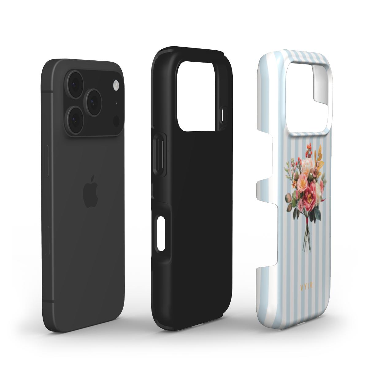 Have Flowers, Light Blue - Shockproof Phone Case - VYIR