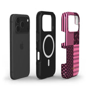 VYIR Signature 4-Checker, Burgundy - Shockproof MagSafe iPhone Case - VYIR