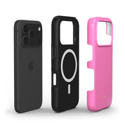 VYIR Signature Solid Colors, Pink - Shockproof MagSafe iPhone Case - VYIR