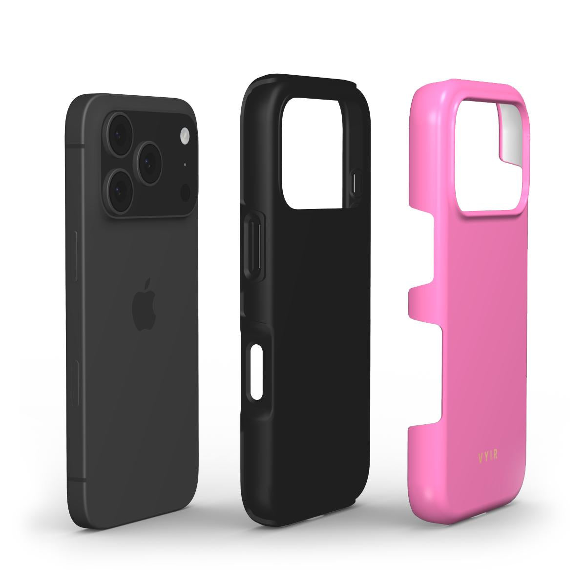 VYIR Signature Solid Colors, Pink - Shockproof Phone Case - VYIR