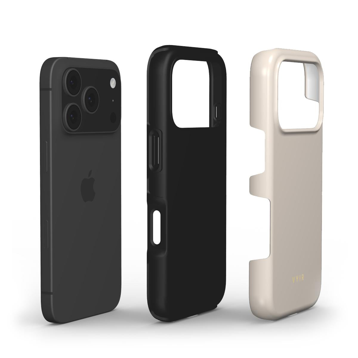 VYIR Signature Solid Colors, Beige - Shockproof Phone Case - VYIR