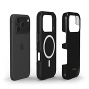 VYIR Signature Solid Colors, Black - Shockproof MagSafe iPhone Case - VYIR