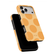 Big Polka Dots, Mango - Shockproof MagSafe iPhone Case - VYIR
