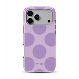 Big Polka Dots, Lilac - Tough iPhone Kuori