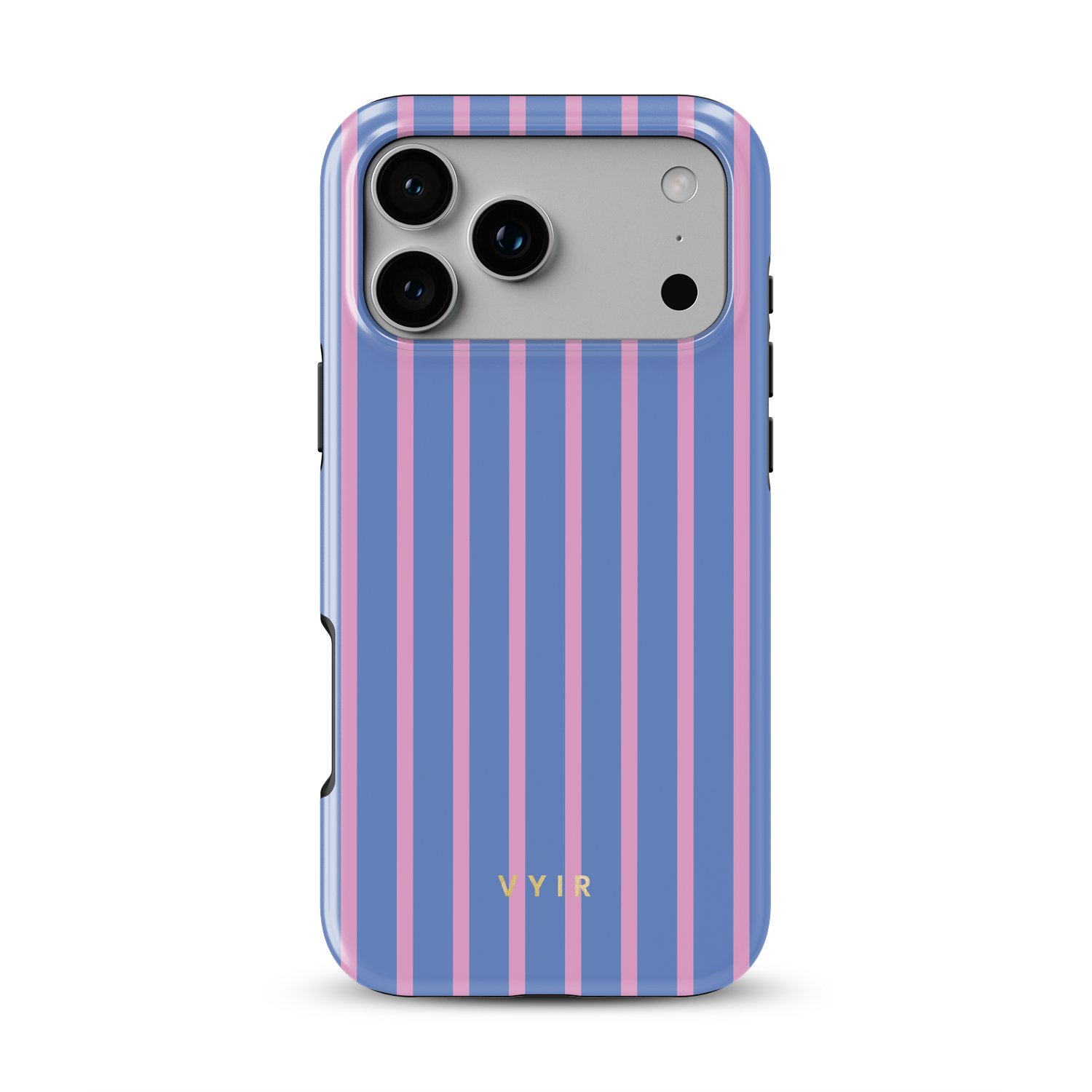 Vertical Stripes, Periwinkle Dream - Shockproof Phone Case - VYIR